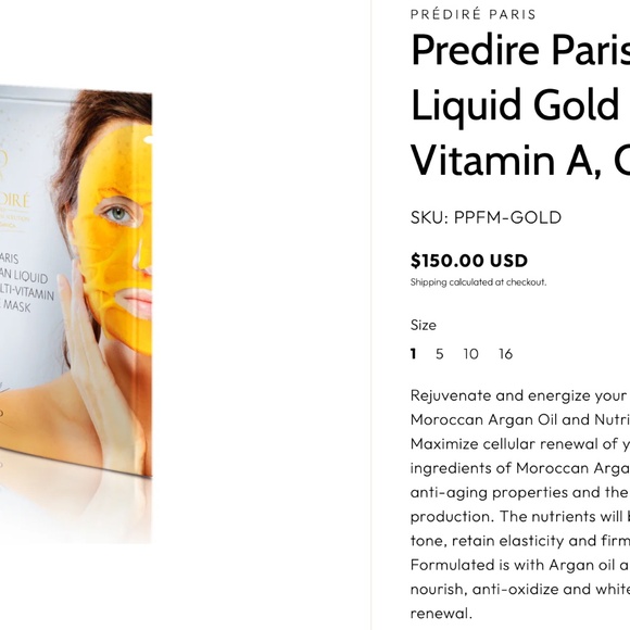 Predire Paris Luxury Moroccan Oil/Retinol Face Cream NWT UNOPENED - Picture 4 of 4